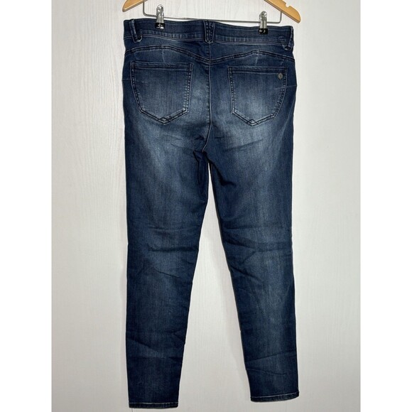 Democracy Jeans Womens 12 Blue Jeggings Ab Technology Booty Lift Stretch New - Picture 7 of 12